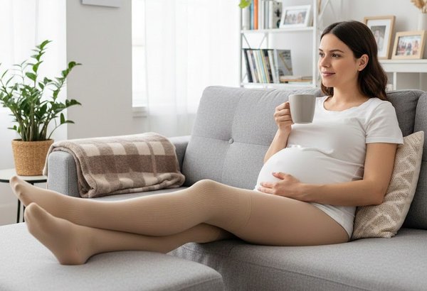 Bas de contention grossesse : soulagez jambes lourdes et œdèmes